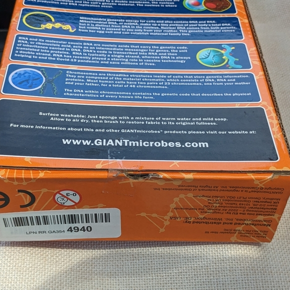 Giant microbes new inbox including DNA, nucleus, mitochondria, RNA and chromosom - Picture 4 of 7